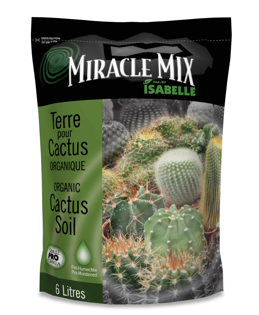 Terreau Organique pour Cactus 6 et 15 litres Miracle Mix - Les